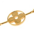 LOUIS VUITTON Monogram Necklace K18 Yellow Gold Women s Online Hot Sale