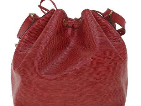 LOUIS VUITTON Epi Petit Noe Shoulder Bag Red M44107 lt736 For Sale