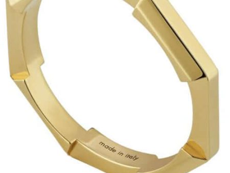 GUCCI Link to Love 18k Yellow Gold Ring YBC662194001 Sale