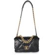 Chanel Black Quilted Goatskin Chanel 19 Flap Bag Sale