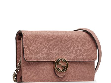 GUCCI Interlocking G Wallet On Chain Crossbody Bag on Sale