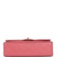 Chanel Vintage Small Classic Double Flap Bag Dark Pink Lambskin Gold Hardware For Cheap