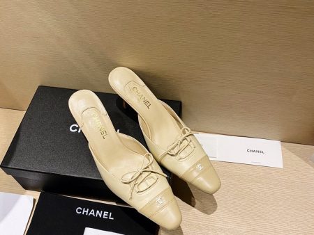 CHANEL CC LOGO MULES SHOES SLIDES 40 1 2 Discount