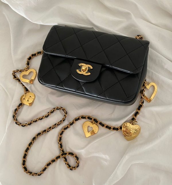 Chanel Mini Flap Bag Lambskin with Gold Hardware Cheap