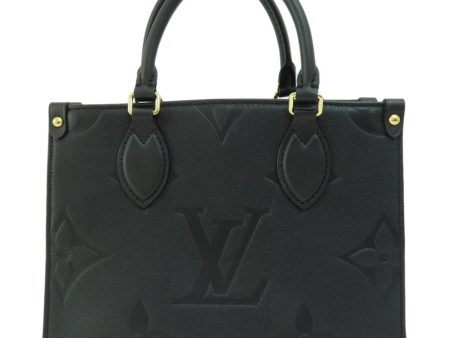 LOUIS VUITTON M45595 On the Go PM Noir Handbag Empreinte Women s For Sale