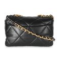 Chanel Black Quilted Goatskin Chanel 19 Flap Bag Sale