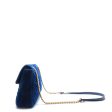 GUCCI Medium Marmont Matelasse Velvet Blue- OUTLET FINAL SALE For Discount