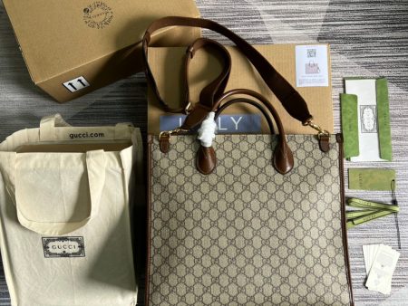 Gucci  Medium Tote Bag  With Interlocking G Cheap