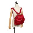 Gucci Bamboo Leather Drawstring Backpack Discount