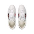 Gucci Bee Ace High-Top Sneakers White Leather Men s Trainers 501803 DOPE0 (GGM1702) For Sale