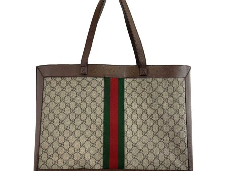 GUCCI - Ophidia GG Soft Medium Beige   Brown Tote Online now