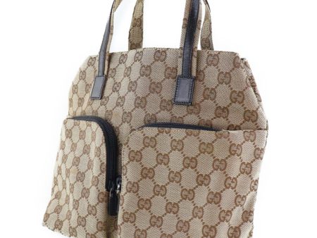 Gucci 002-1080 GG Canvas Beige Women s Tote Bag Sale