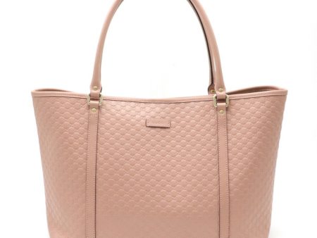 Gucci Micro Shima Tote Bag Shoulder Leather Pink 449647 Online now