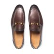 Gucci Jordaan Shoes Men s Dark Brown Leather Loafers Bit 406994 (GGM1706) Hot on Sale