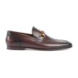 Gucci Jordaan Shoes Men s Dark Brown Leather Loafers Bit 406994 (GGM1706) Hot on Sale