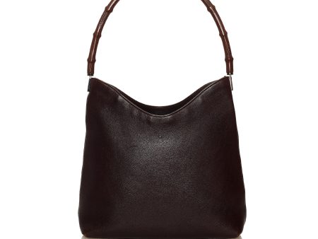 Gucci Bamboo Leather Shoulder Bag Online