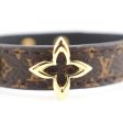 LOUIS VUITTON M6534 Bracelet Blooming Monogram Brown Women s Hot on Sale