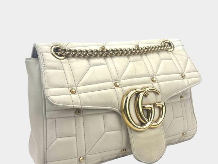 GUCCI  GG Marmont Flap Bag Studded Matelasse  - OUTLET ITEM FINAL SALE Online now