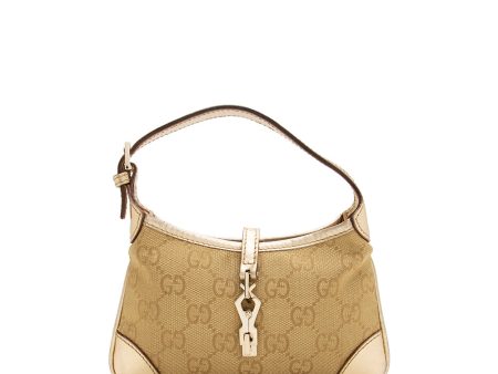 Gucci Metallic GG Canvas Jackie Mini Shoulder Bag Discount