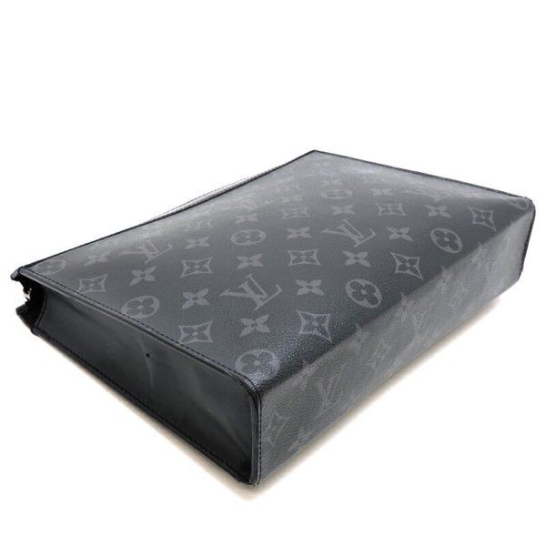 LOUIS VUITTON Pochette Voyage MM Men s Second Bag M61692 Monogram Eclipse Noir [Black] Cheap