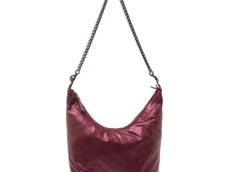 Gucci Metallic Purple Leather Galaxy Slouchy Hobo Online now