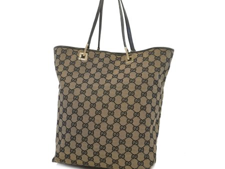 Gucci 002 1098 Women s GG Canvas Tote Bag Black For Discount