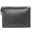 LOUIS VUITTON Pochette Voyage MM Men s Second Bag M61692 Monogram Eclipse Noir [Black] Cheap