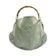 GUCCI  Gg  Embossed Bamboo Top Handle Hobo Bag Online now