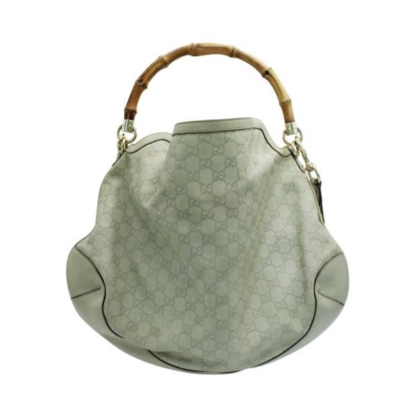 GUCCI  Gg  Embossed Bamboo Top Handle Hobo Bag Online now