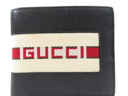 Gucci 408826 sherry line bi-fold wallet calf ladies Hot on Sale