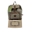 GUCCI - NEW Backpack With Interlocking G - Beige   Brown Monogram Backpack on Sale