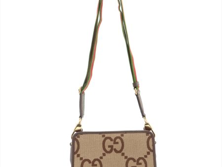 Gucci Jumbo Canvas Crossbody Supply