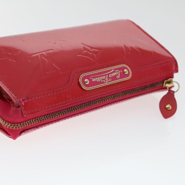 LOUIS VUITTON Monogram Vernis Trousse Cosmetic Pouch Rose Pop M93647 Auth 49159 Online now