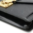 LOUIS VUITTON Epi Pochette Serie Dragonne Second Bag Noir Black Key Missing M52612 on Sale