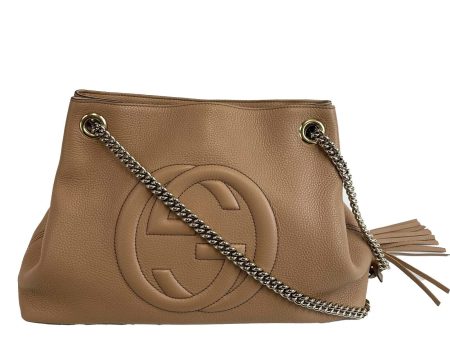 GUCCI - GG Medium Soho Chain Shoulder Bag - Rose Beige w  Tassel Online