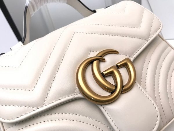 Gucci  GG Marmont Mini Top Handle Bag Fashion