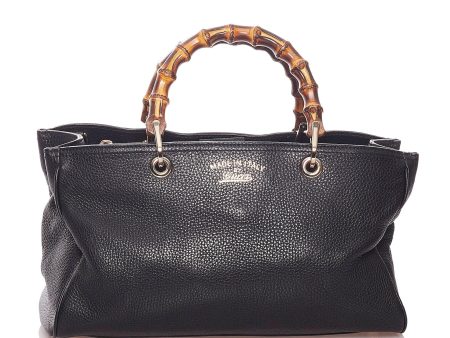 Gucci Bamboo Shopper Leather Handbag Cheap