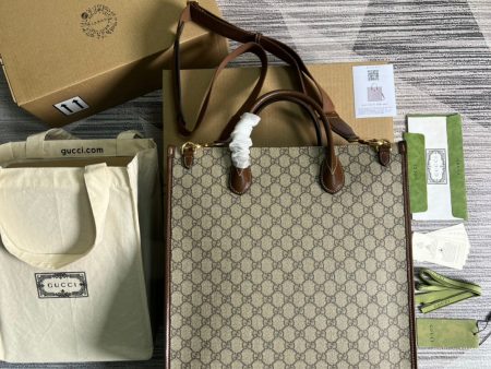 Gucci  Medium Tote Bag  With Interlocking G Online Sale