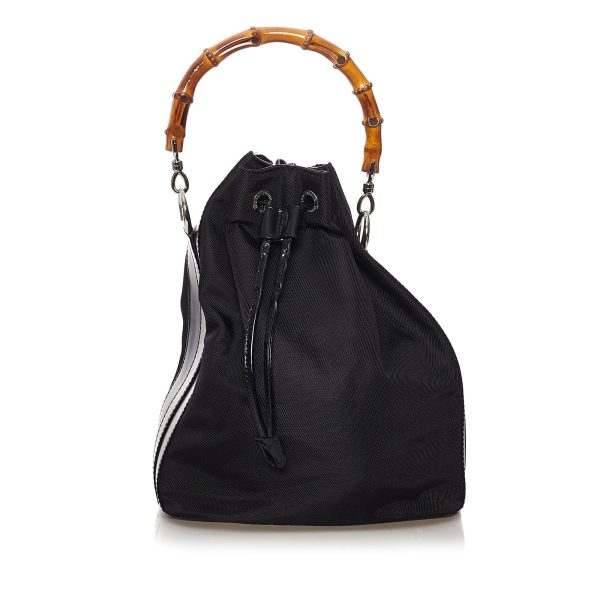 Gucci Bamboo Nylon Bucket Bag Online now