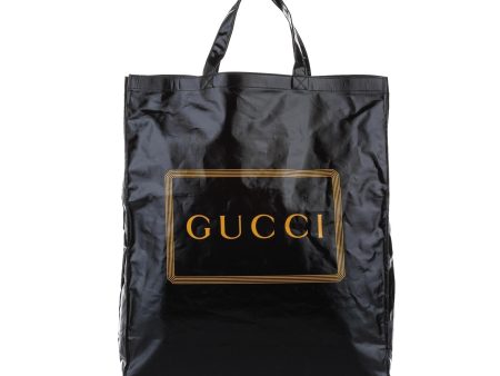 Gucci Medium Logo Print Cotton Tote Bag Online Hot Sale