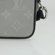 LOUIS VUITTON Monogram satellite alpha Clutch Bag Silver M44171 32344A Online