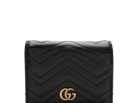 Gucci Matelasse GG Marmont Card Case Wallet Fashion