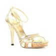 Gucci Designer Shoes for Women Gold high heel designer Sandals 190885 For Discount