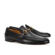 Gucci Jordaan Leather Loafers Men s Shoes Black 406994 (GGM1710) Cheap