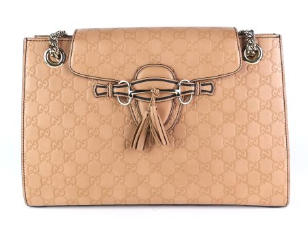 Emily Guccissima Leather Large Bag on Sale