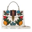 Gucci Medium Embroidered Leather Sylvie Satchel Online