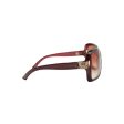 GUCCI  Brown Crystal Horsebit Crystal Accent Sunglasses on Sale