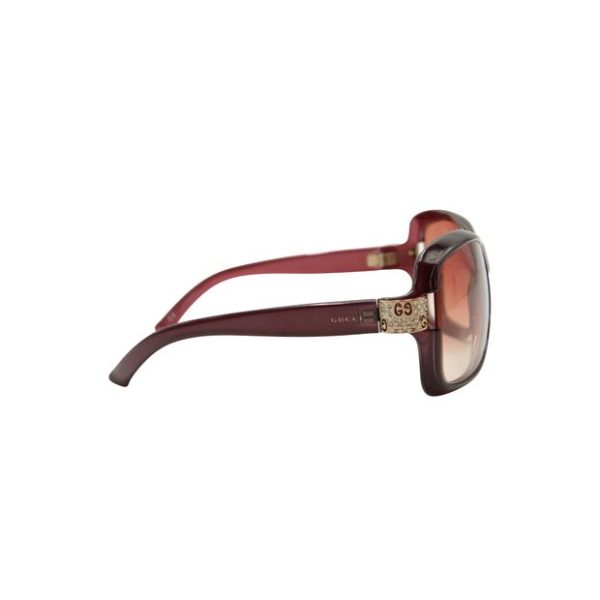 GUCCI  Brown Crystal Horsebit Crystal Accent Sunglasses on Sale