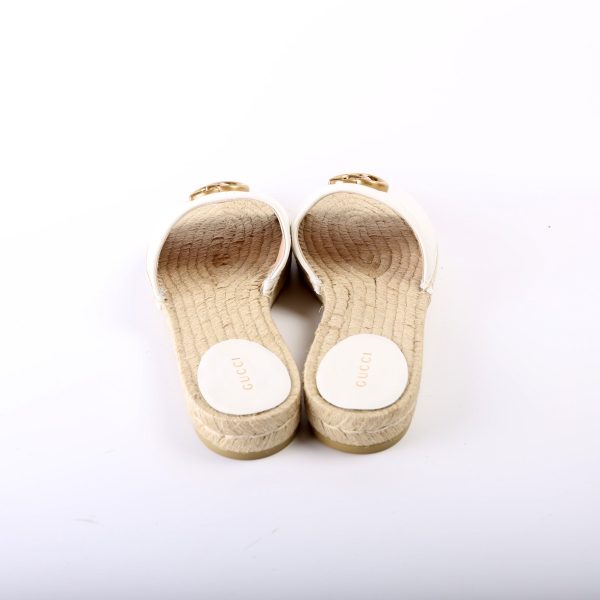 Gucci Marmont Espadrille Slides Size 39.5 Hot on Sale