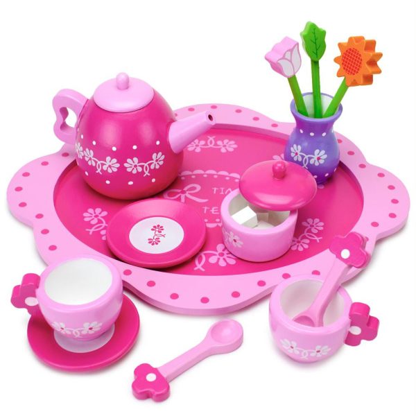 Pink Blossoms Tea Set for Two Fashion